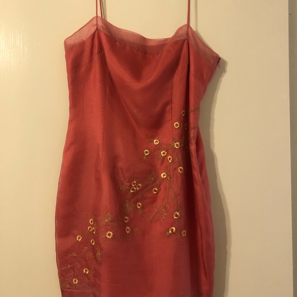 Laundry by Shelli Segal coral dress size 12